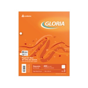 GLORIA REPUESTO N°3 CUADRICULADO 400hj